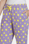 Zivame Looney Tunes Knit Cotton Pyjama - Chalk Violet — thumbnail 5